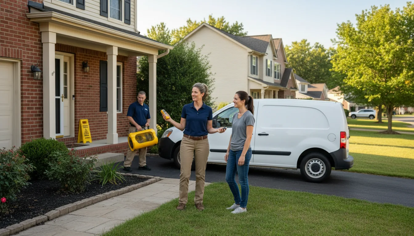 Water restoration image for Water Damage & Restoration Services in Vernon, AL